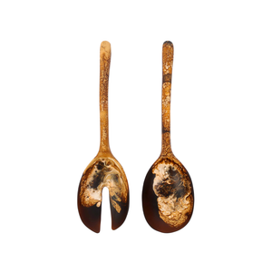 Dinosaur Designs Long Stone Servers - Dark Horn (Pair)