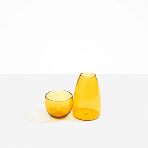 Dinosaur Designs Glass Pebble Carafe - Yellow