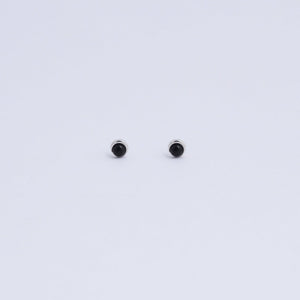 Miro Miro Eri Studs Silver/ Black