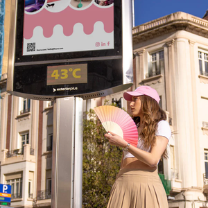 Fisura Hand Fan - Sunset