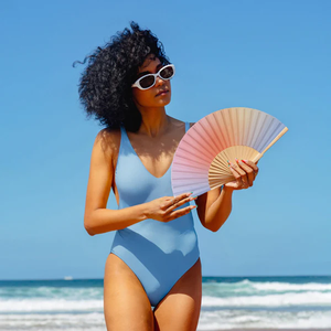 Fisura Hand Fan - Gradient Blue