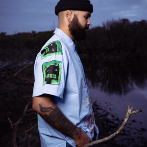 Tyrown Waigana x House of Darwin White Media Shirt