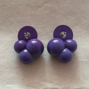 Grace Scharf Design BuBu Earrings 002 - Purple
