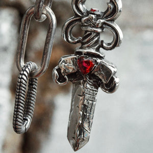 ÎMMØRTALË Jewellery Love Is A Drug Pendant - Silver