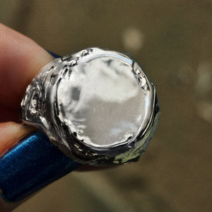 ÎMMØRTALË Jewellery Mini Mirror Mirror Signet Ring