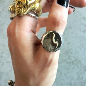 ÎMMØRTALË Jewellery Mini Mirror Mirror Signet Ring