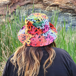 Juluwarlu Group Reversible Bucket Hat - Tootsie Daniels (Many Rivers)