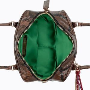 Poppy Lissiman Le Tid Mini Trunk Bag - Choc