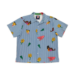 Molly Hunt x House of Darwin Striped Smokey Town Shirt