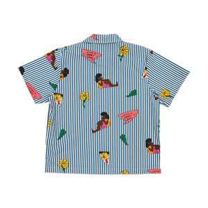 Molly Hunt x House of Darwin Striped Smokey Town Shirt