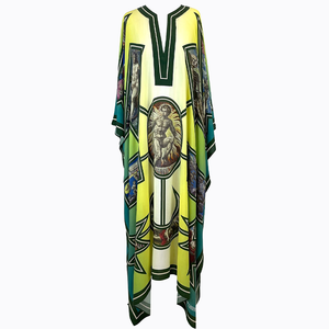 Poppy Lissiman Rafi Kaftan - Forest Voltage