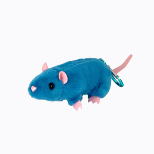 Poppy Lissiman Plush Rat Bag Charm - Blue