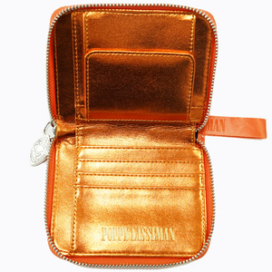 Poppy Lissiman Croc Wallet - Mandarin