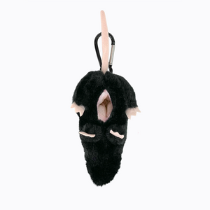 Poppy Lissiman Plush Rat Charm - Black