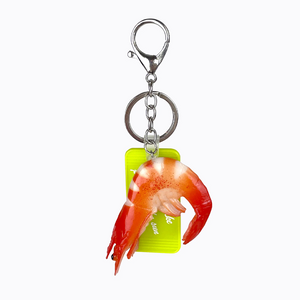 Poppy Lissiman Shrimp Keychain