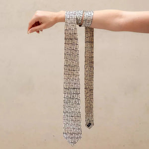 One of Twelve Ray James Tjangala Untitled Tie