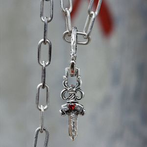 ÎMMØRTALË Jewellery Love Is A Drug Pendant - Silver