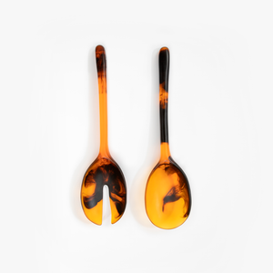Dinosaur Designs Long Stone Servers - Tortoise (Pair)