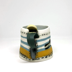 Fleur Schell Porcelain Cup - Assorted