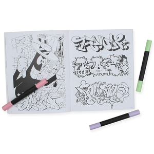 Graffiti Style Colouring Book