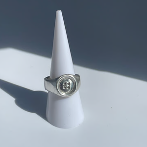 Pickled Jewellery Holey Mary Button Ring
