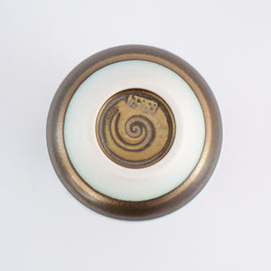 Jackie Masters Transcendence Vase - White and Gold