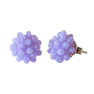 Henschke Jewellery Upsy Knobbly Stud - Lavender