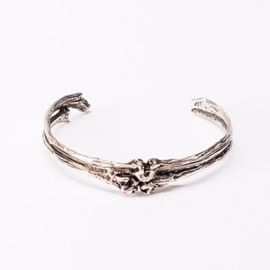 ÎMMØRTALË Argentum Bone Cuff Silver