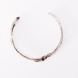 ÎMMØRTALË Argentum Bone Cuff Silver