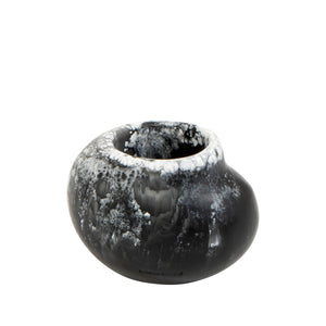 Dinosaur Designs Small Moss Vase - Black Marble