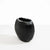 Dinosaur Designs Large Rock Vase - Black Marble