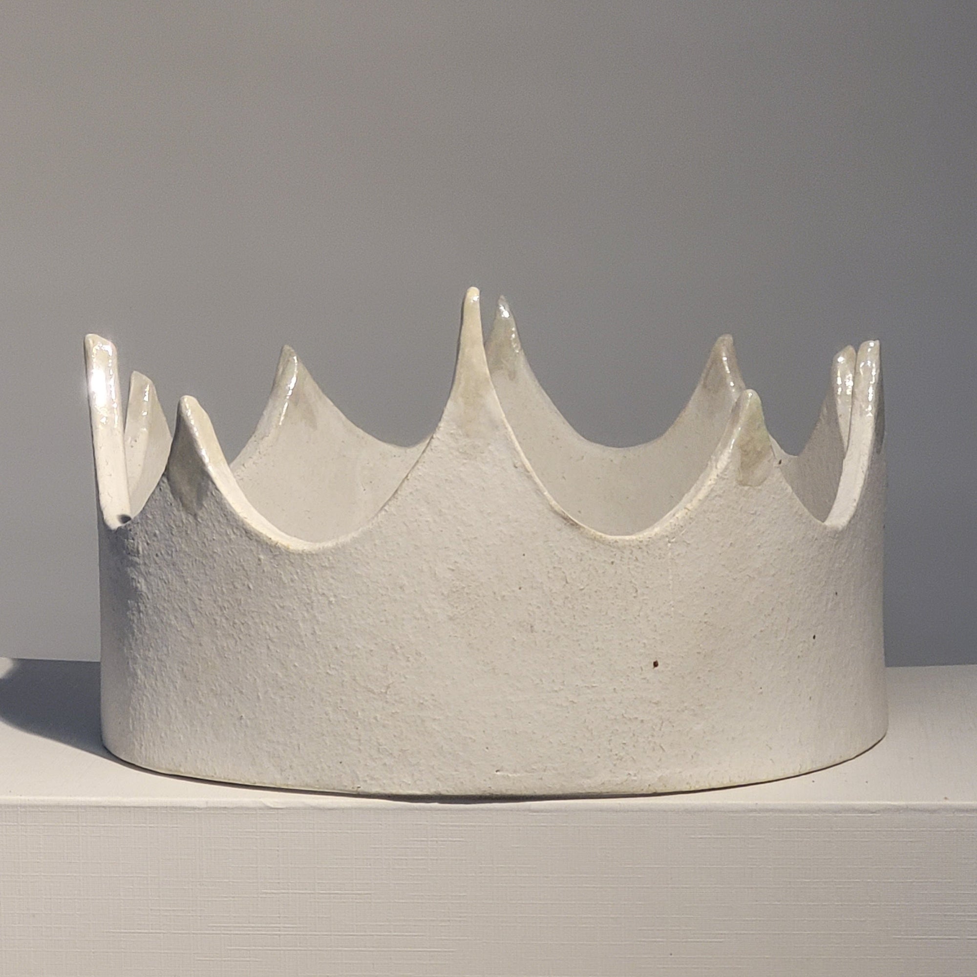 MAB Ceramics Crown - Raw White with Mother of Pearl