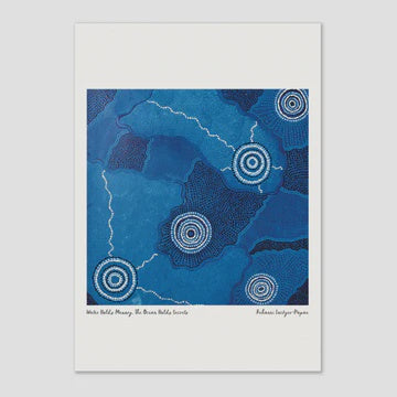 Juluwarlu Group Print Water Holds Memory The Ocean Holds Secrets by Rehanni
