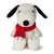 Snoopy Sitting with Scarf 17cm