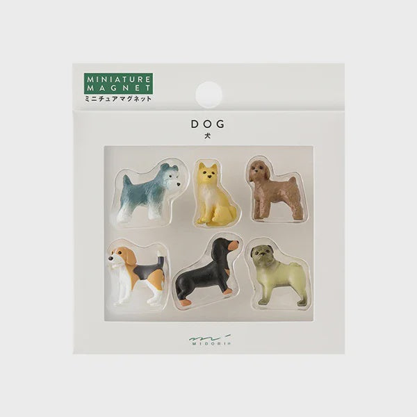 Midori Mini Magnets 6 Piece - Dog