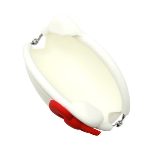 P+ G Design POCHI Hello Kitty Purse - White