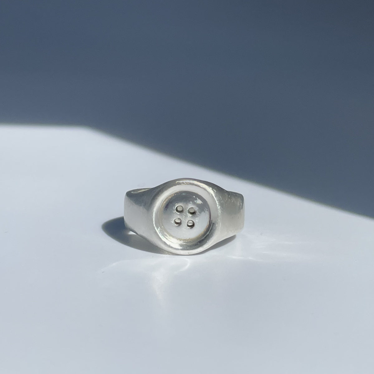 Pickled Jewellery Holey Mary Button Ring