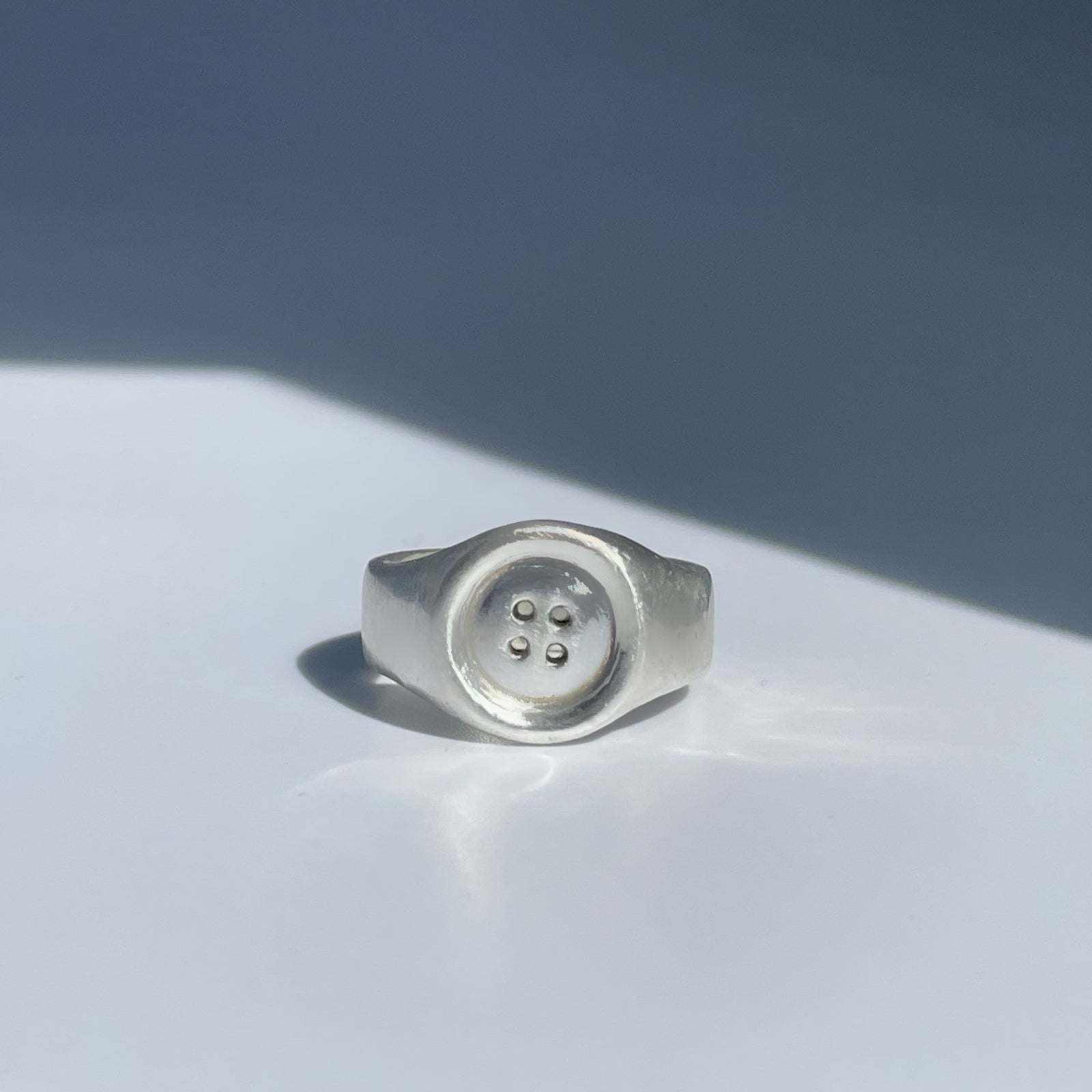 Pickled Jewellery Holey Mary Button Ring