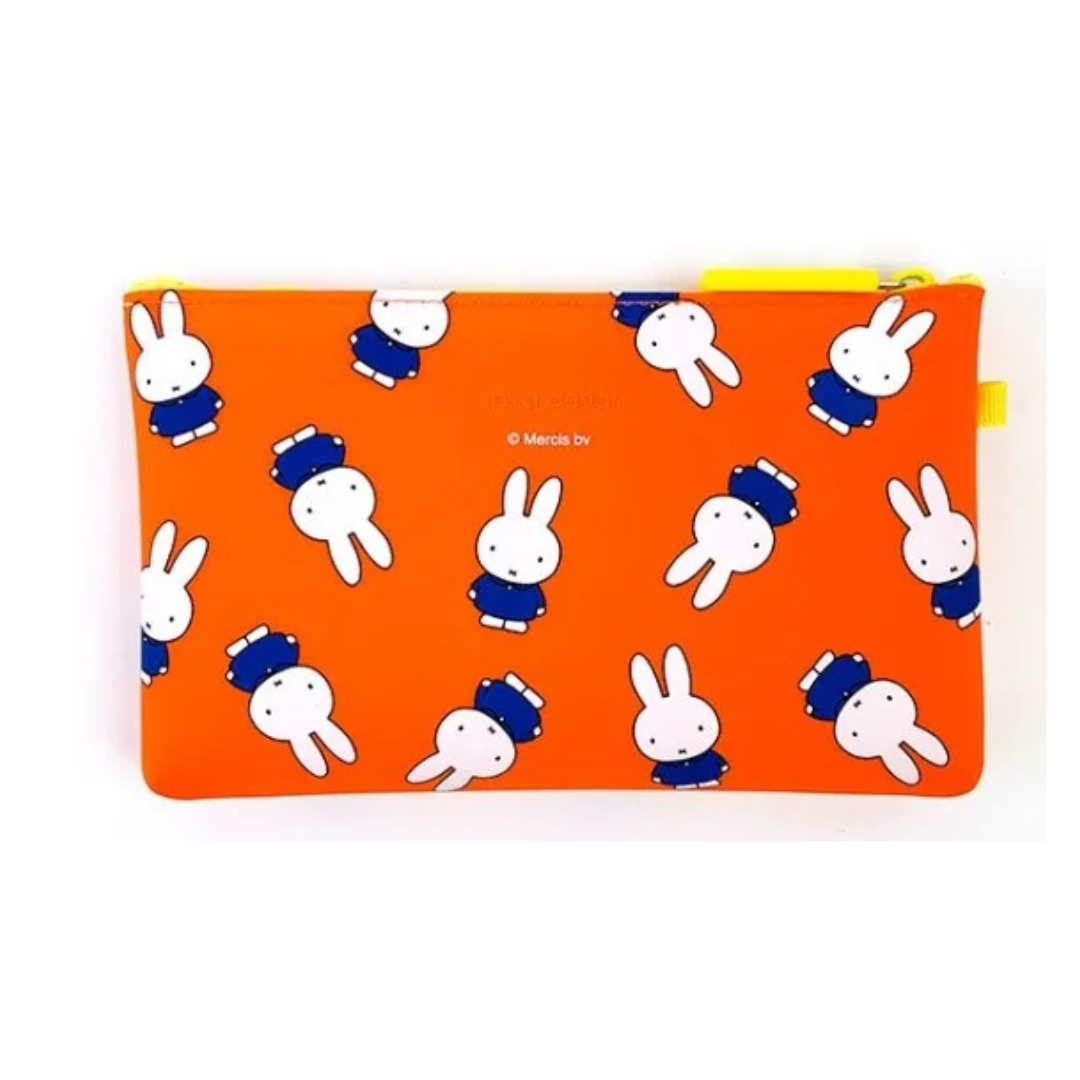 P+G Design  Miffy Face White Zipper Pouch - Red