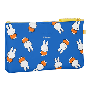 P+G Design Miffy Face White Zipper Pouch - Blue