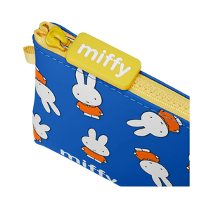 P+G Design Miffy Face White Zipper Pouch - Blue