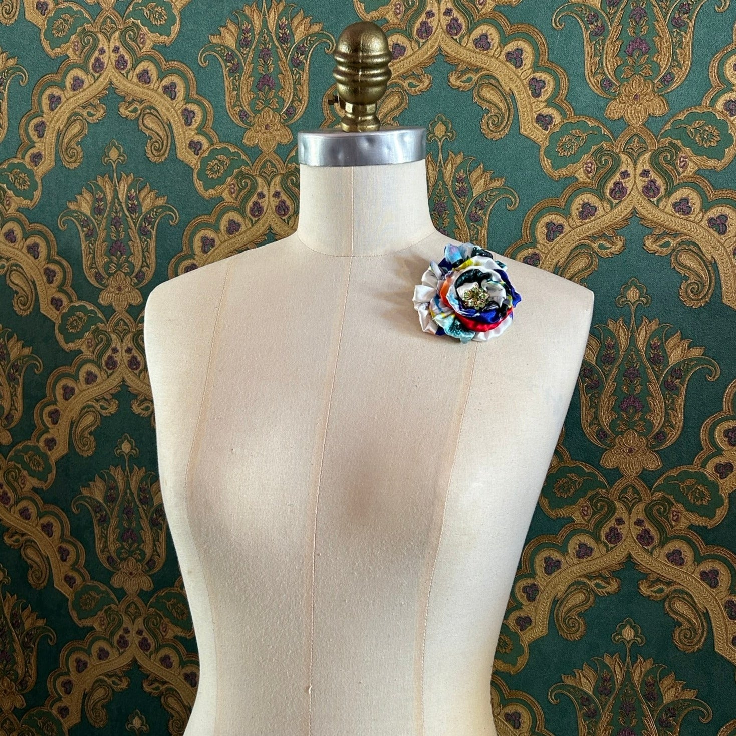 AGWA x ACID.FLWRS x Broochella Fiore d'Art with Vintage Brooch - S