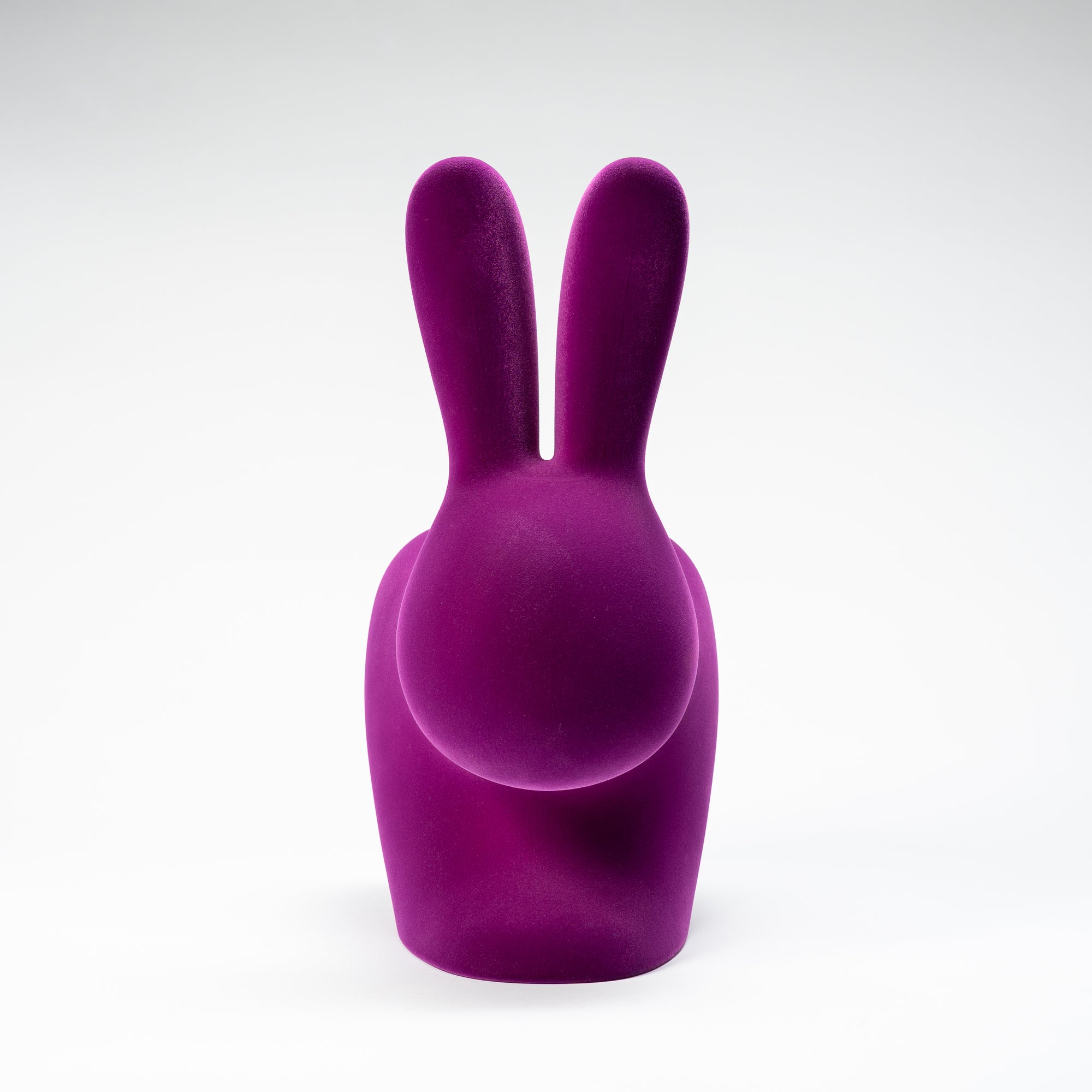 Qeeboo Rabbit Chair Baby Velvet Finish - Violet