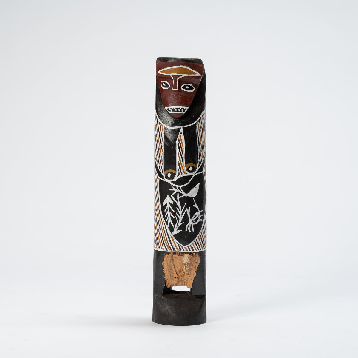 Buku-Larrnggay Carving 8657-22 Manunu #2 Munuŋgurr Lorraine Wunuŋmurra