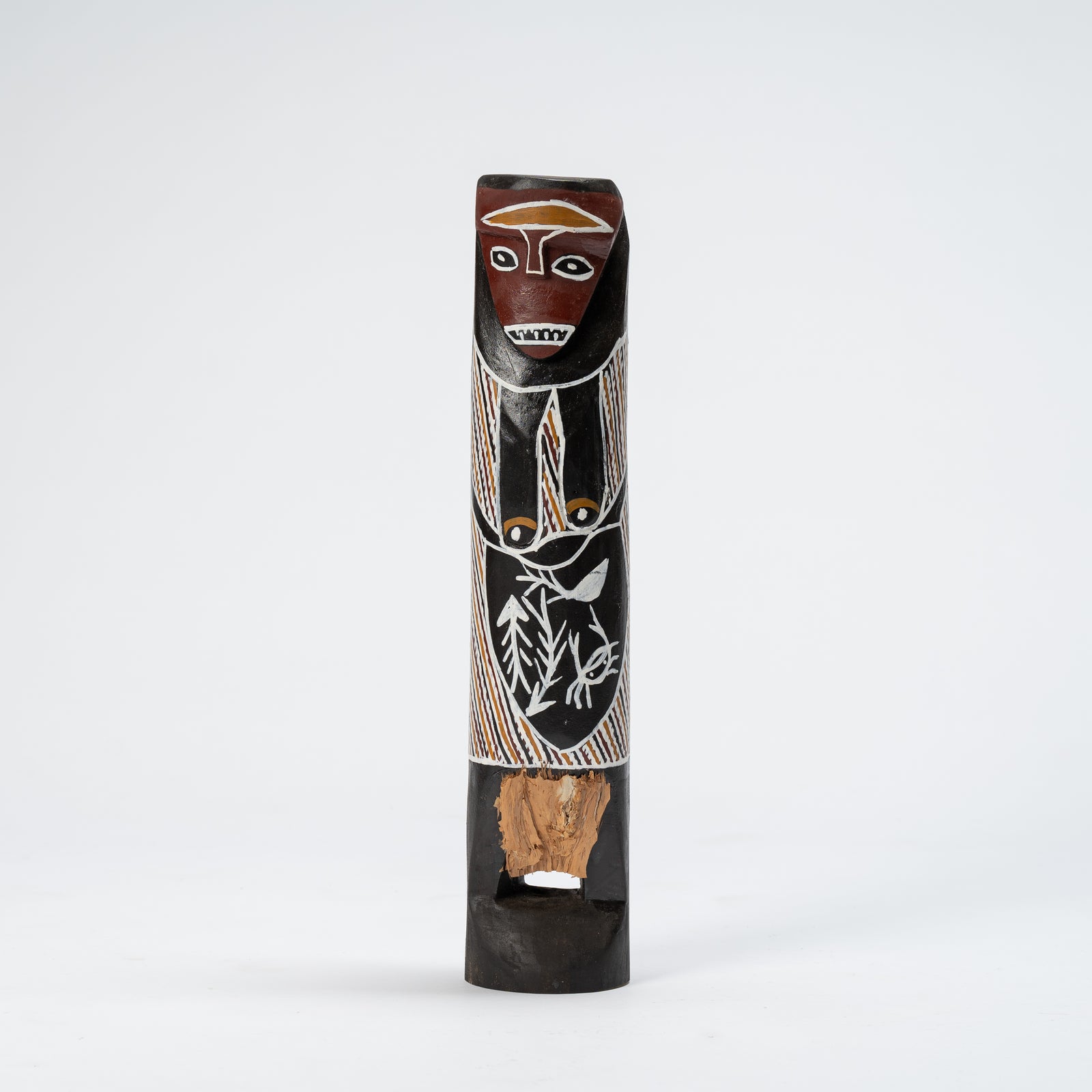 Buku-Larrnggay Carving 8657-22 Manunu #2 Munuŋgurr Lorraine Wunuŋmurra