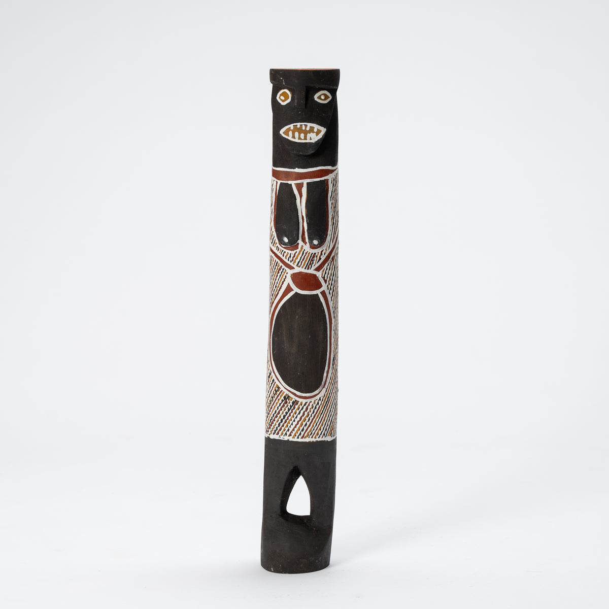 Buku-Larrnggay Carving 7550-23 Manunu #2 Munuŋgurr Lorraine Wunuŋmurra