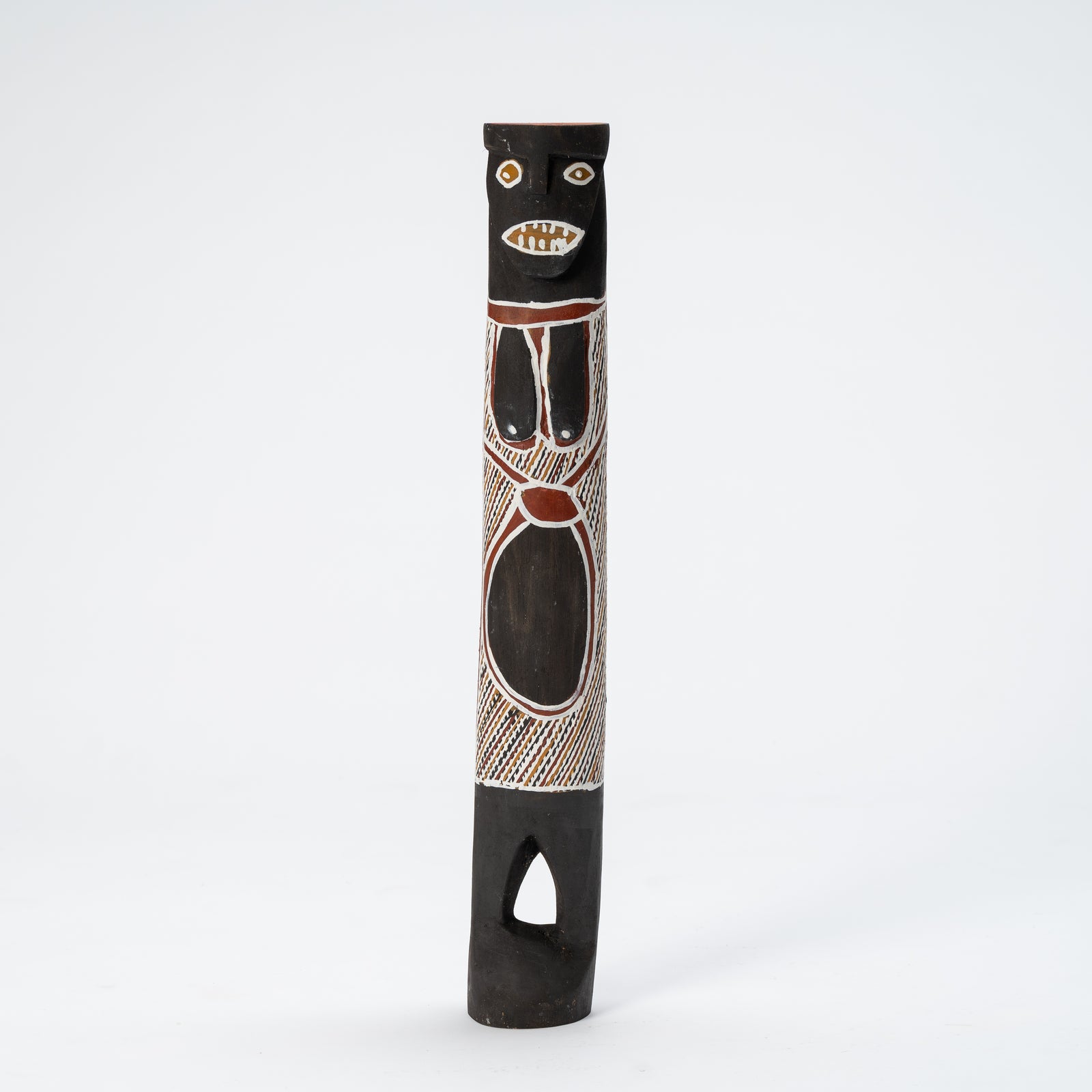 Buku-Larrnggay Carving 7550-23 Manunu #2 Munuŋgurr Lorraine Wunuŋmurra