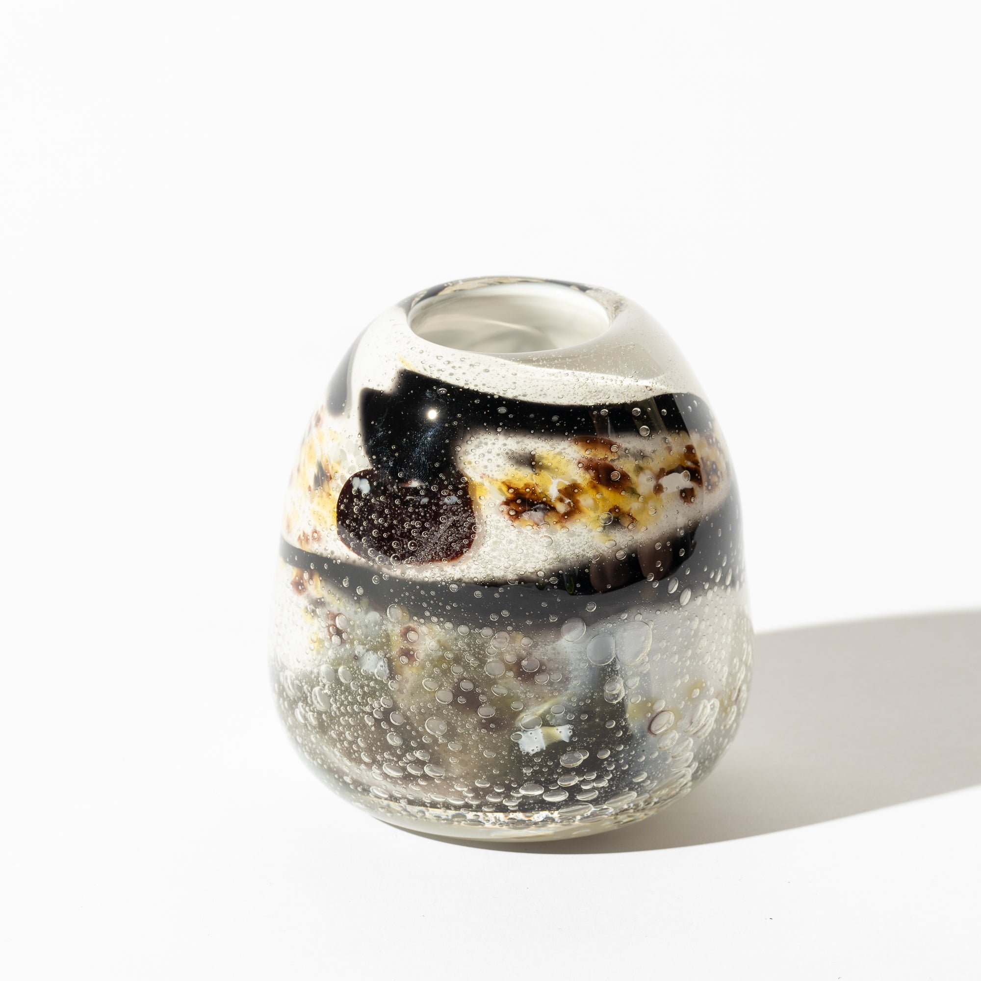 Emma Lashmar "Flint' Free-Blown Glass Bulb Vase (M)