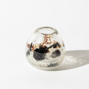 Emma Lashmar '"Quartz Deposit" Free-Blown Glass Bulb Vase (M)