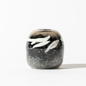 Emma Lashmar "Obsidian" Free-Blown Glass Orb (L)